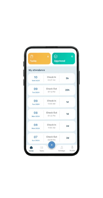 HR Mobic app on a phone
